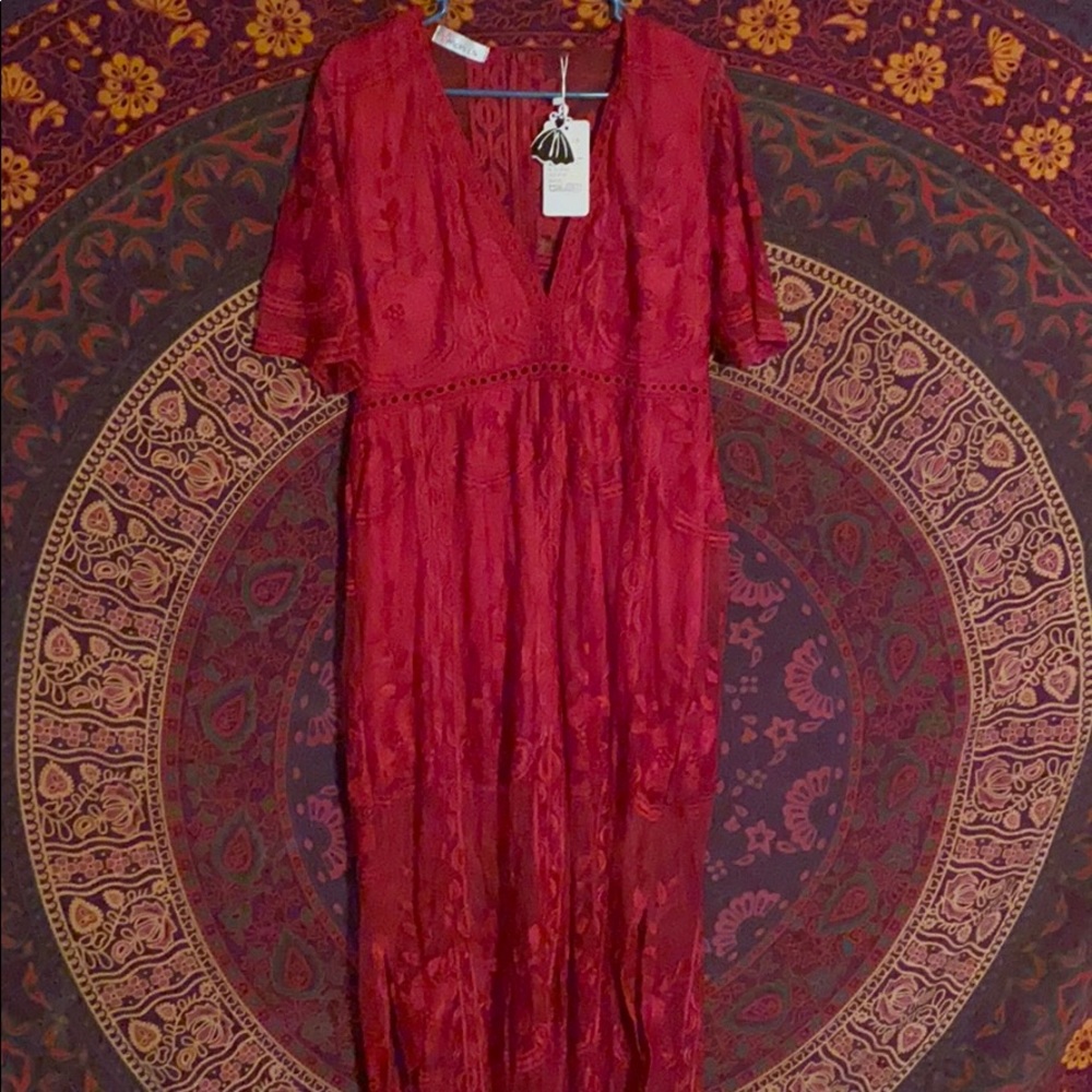 Brand new red dress.